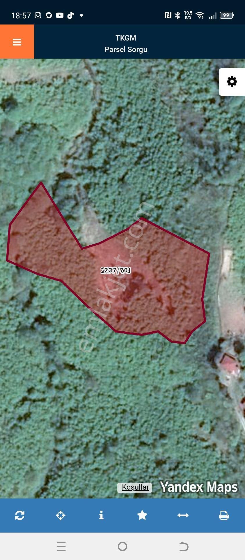 Perşembe Boğazcık Köyünde Satılık İmarlı 7128m2 Bahçe - Görsel 2