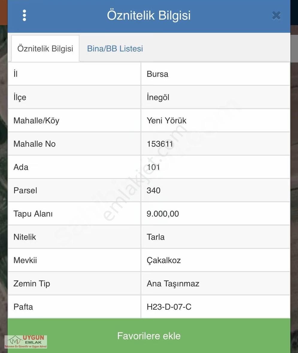 Yörük Köyde Satılık Tarla - Görsel 3