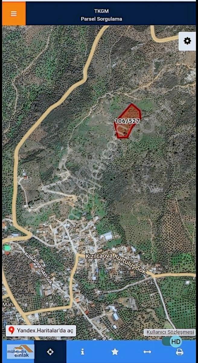 Muhendis Emlak'tan Bayındır Kızılcaova Köye 350 M. 7756 M2 Tarla - Görsel 3