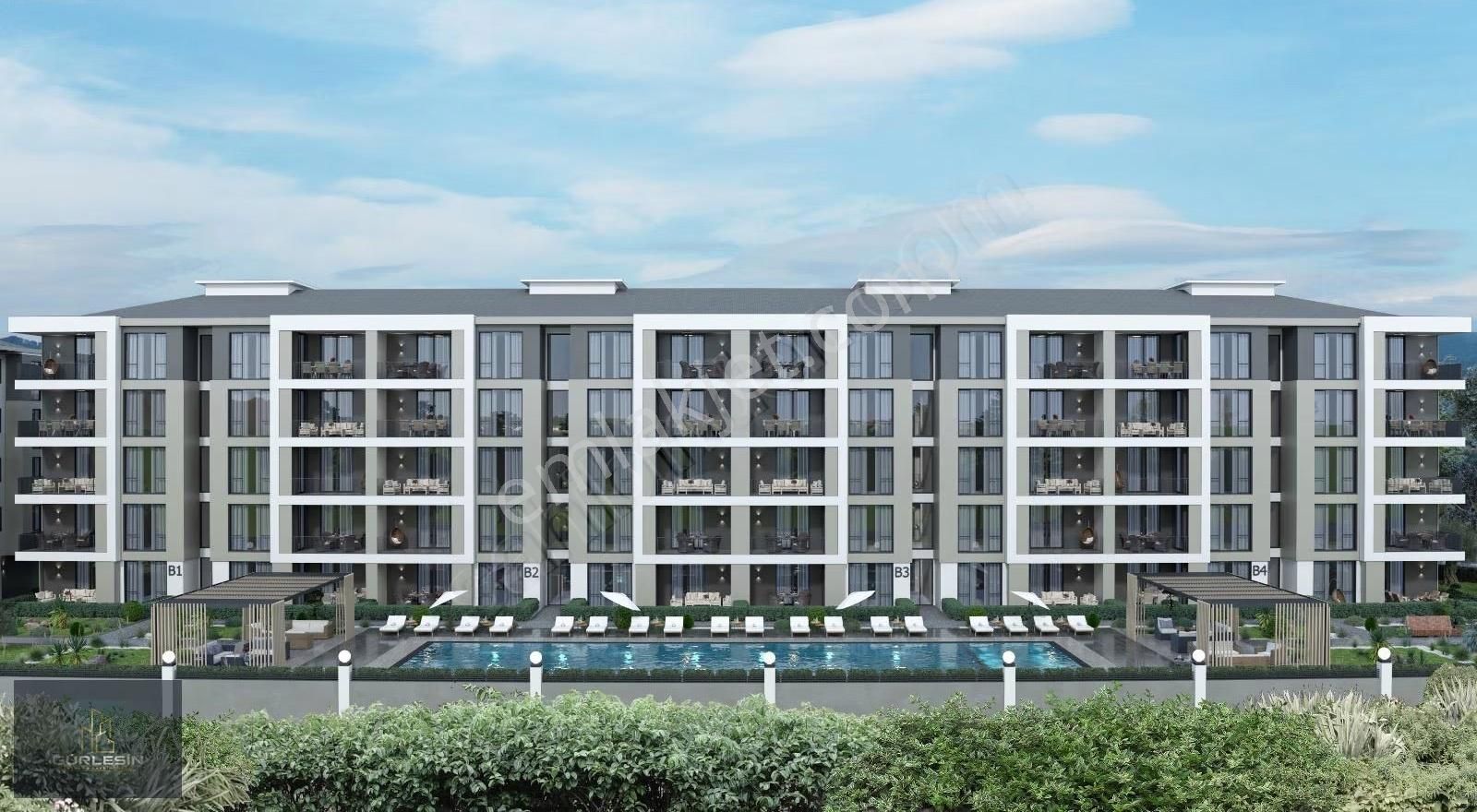 Gürlesinde Yenişafakda Site İçinde Lüks 3,5+1 Daire - Görsel 4