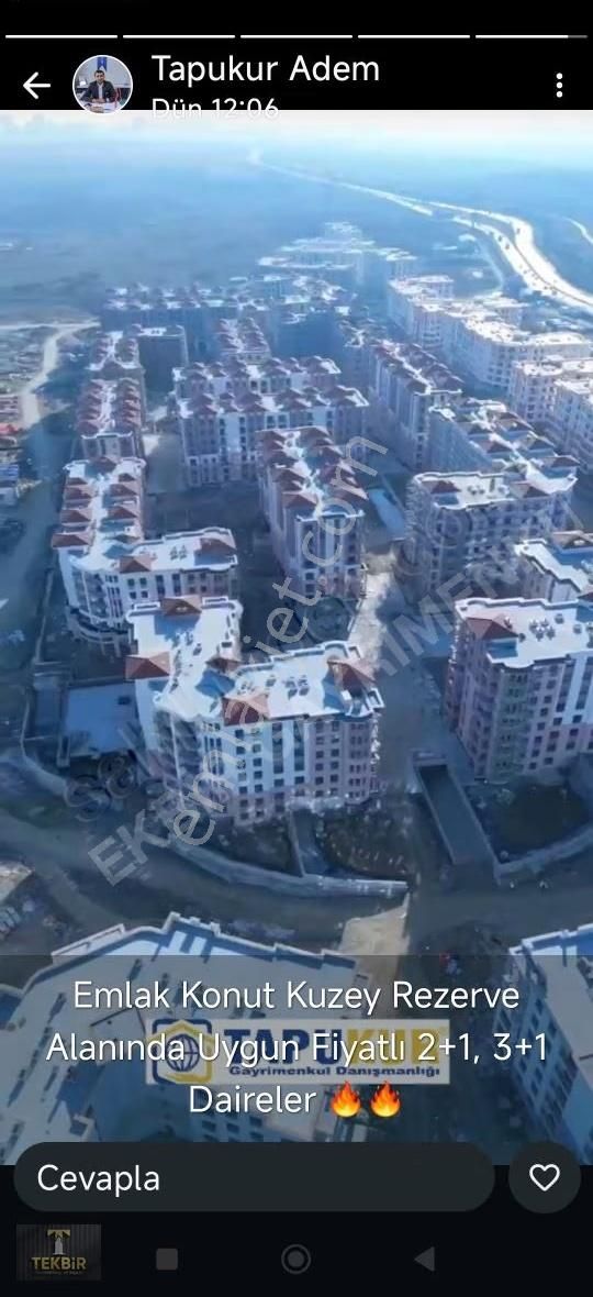 Tekbir Gayrimenkulden 15 Temmuz Adapark 82 Uygun Daire - Görsel 3