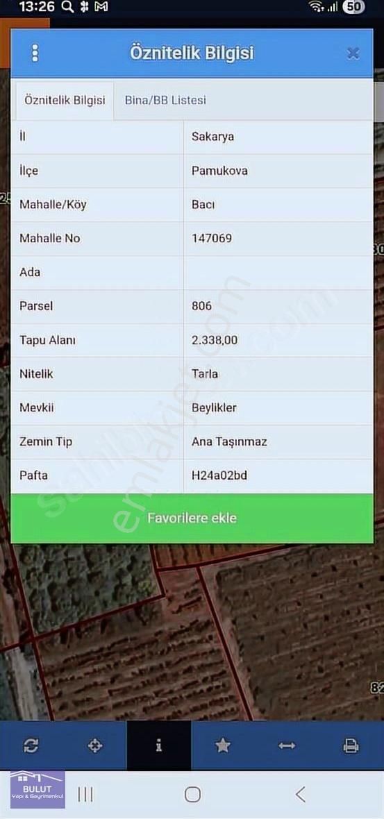 Pamukova Bacı 2.338m2 Üzüm Bahçesi... - Görsel 3