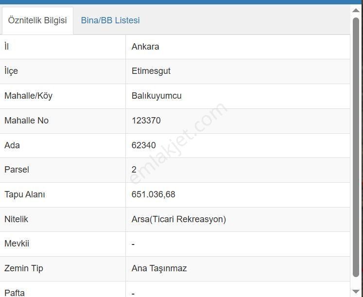 Satılık Ticari Arsa 3082m2 Ballıkuyumcu Etimesgut - Görsel 4