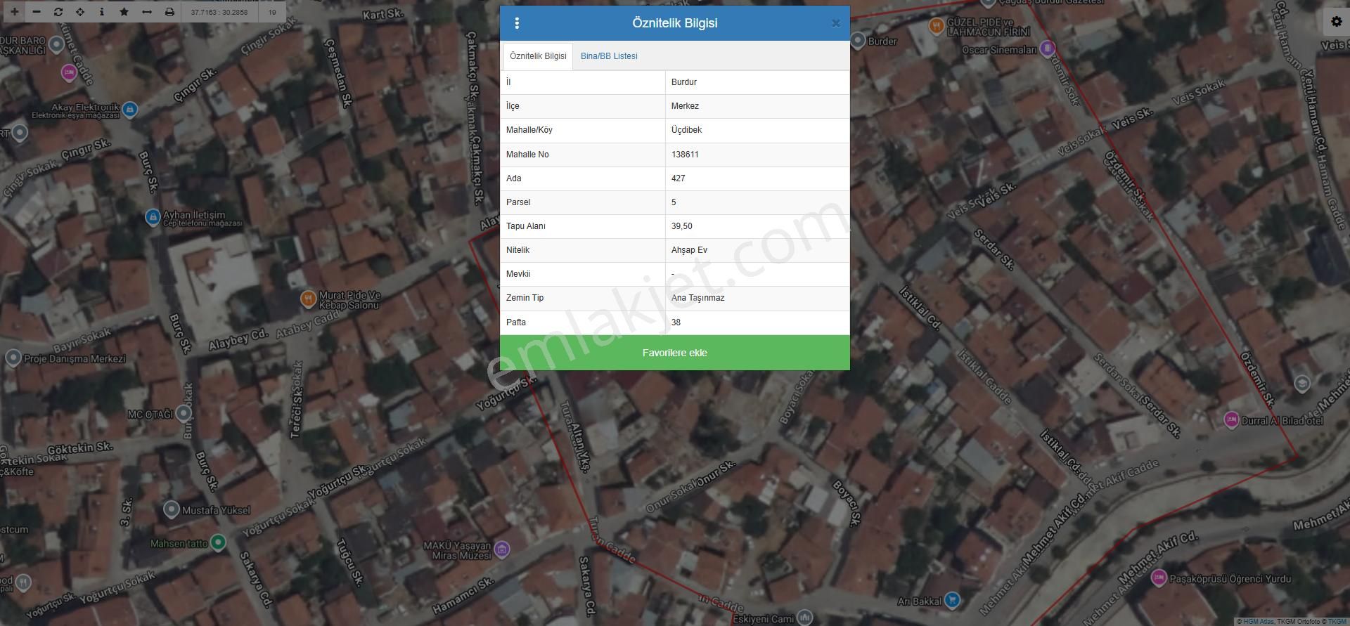 Burdur Merkez Komple Bina Tapu Sahibi Perta Emlak Ümit Tahmaz - Görsel 9