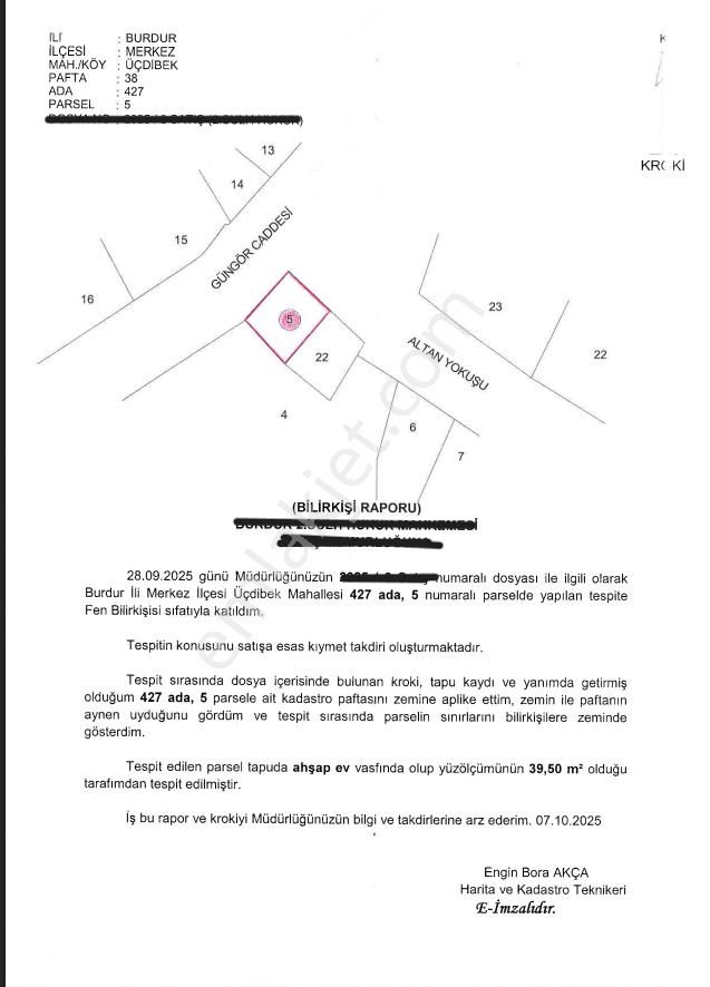 Burdur Merkez Komple Bina Tapu Sahibi Perta Emlak Ümit Tahmaz - Görsel 6