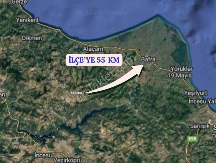 Samsun Bafra Bengü Köyünde 676 M² Tarla Satılıktır - Görsel 6