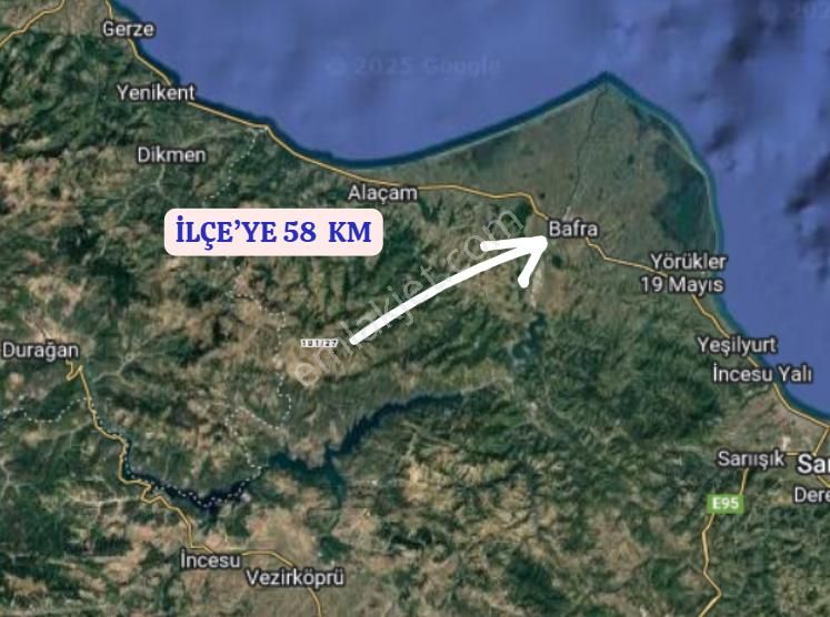 Samsun Bafra Bengü Köyünde 3.072 M² Tarla Satılıktır - Görsel 6