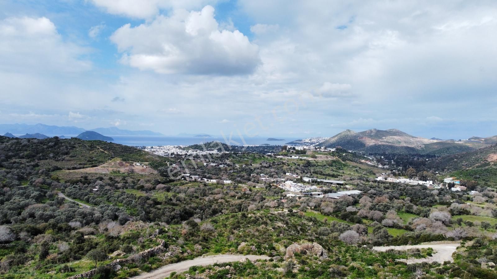 Turgutreiste Full Deniz Manzaralı Tek Tapu 5000m2 Tarla - Görsel 2