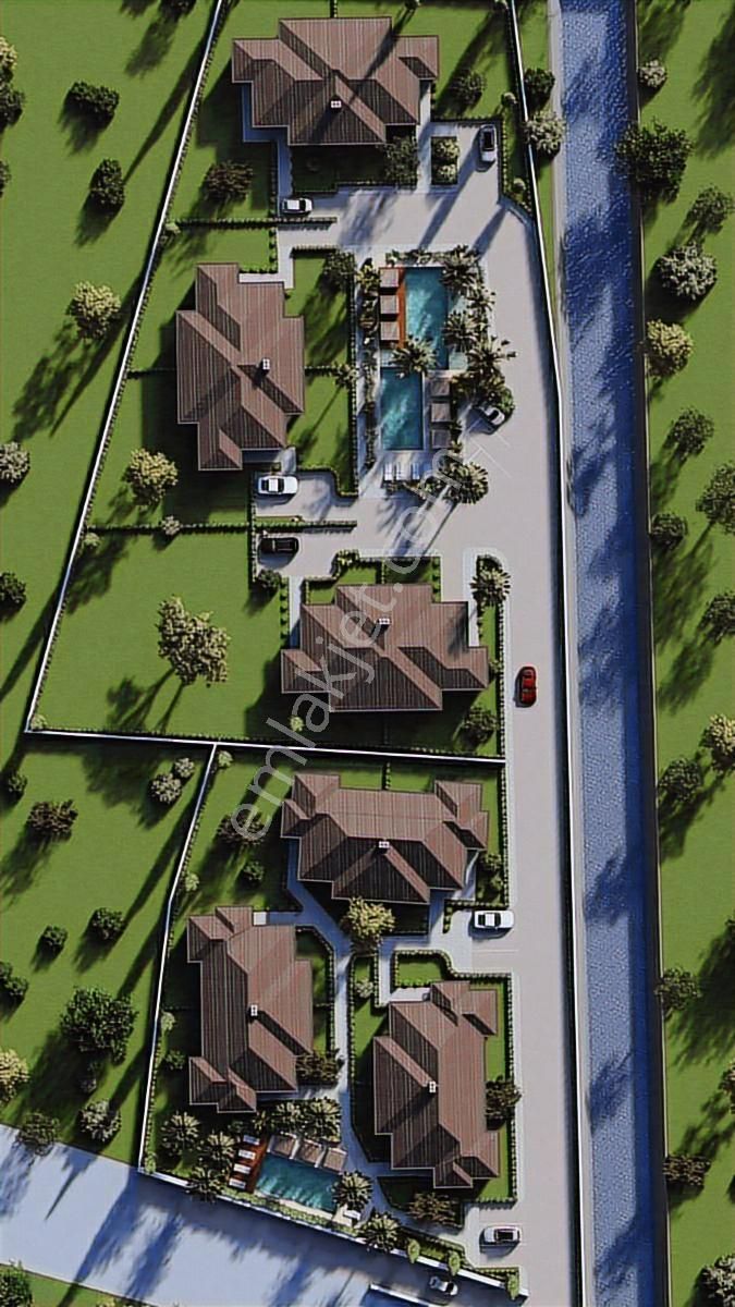 Rw Akar'dan Ulamış Merkez De Site İçi Yatay Mimari Havuzu Villa - Görsel 14