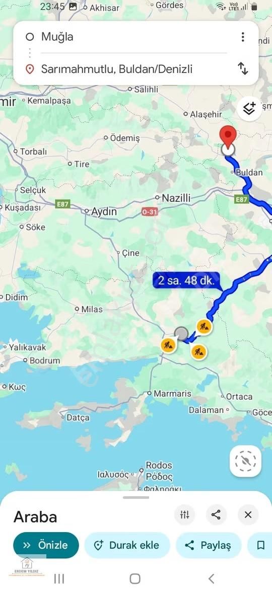 Erdem Yıldız'dan Resmi Yola Cephe 2.784 M² Satılık Arazi - Görsel 17
