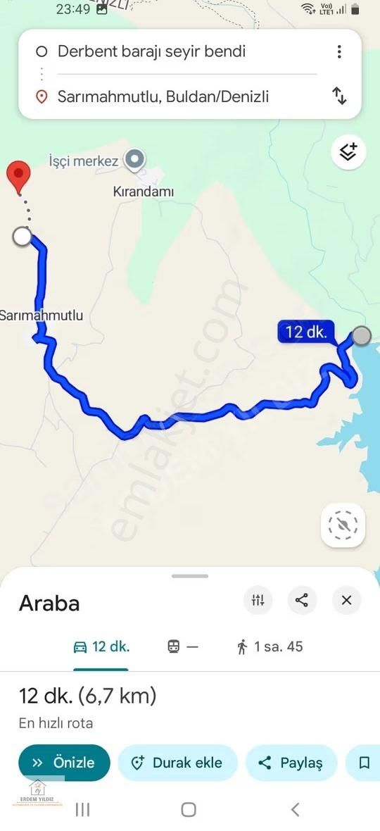 Erdem Yıldız'dan Resmi Yola Cephe 2.784 M² Satılık Arazi - Görsel 11