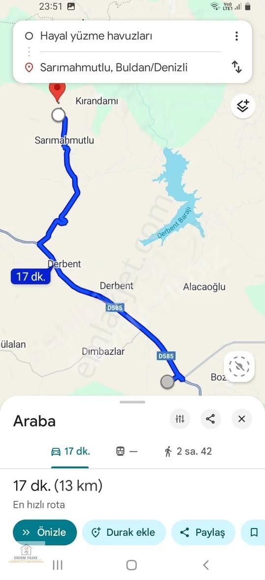 Erdem Yıldız'dan Resmi Yola Cephe 2.784 M² Satılık Arazi - Görsel 10