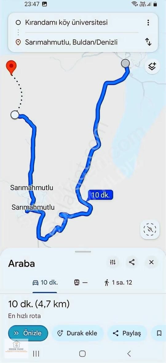 Erdem Yıldız'dan Resmi Yola Cephe 2.784 M² Satılık Arazi - Görsel 15