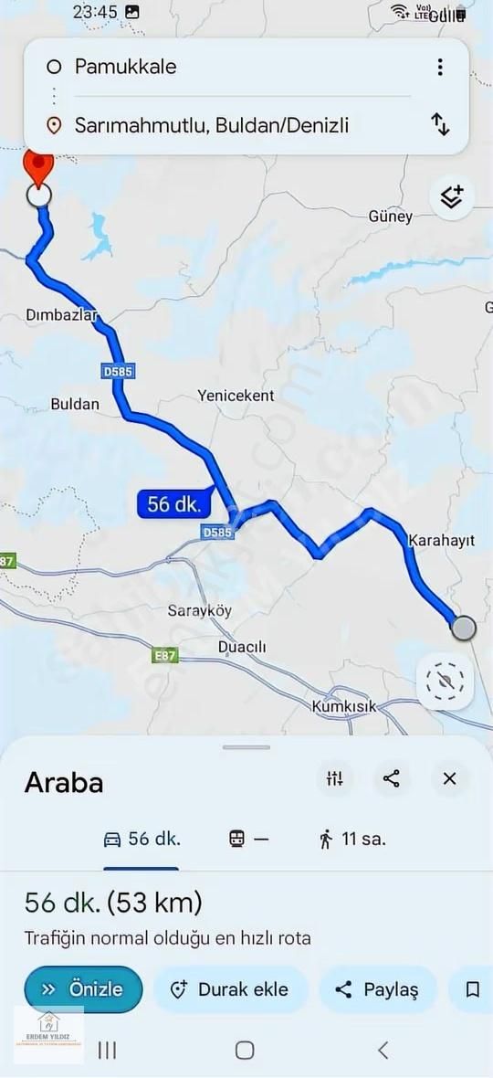 Erdem Yıldız'dan Resmi Yola Cephe 2.784 M² Satılık Arazi - Görsel 6