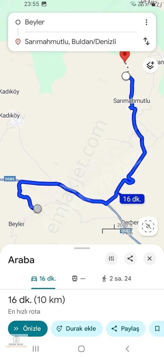 Erdem Yıldız'dan Resmi Yola Cephe 2.784 M² Satılık Arazi - Görsel 9