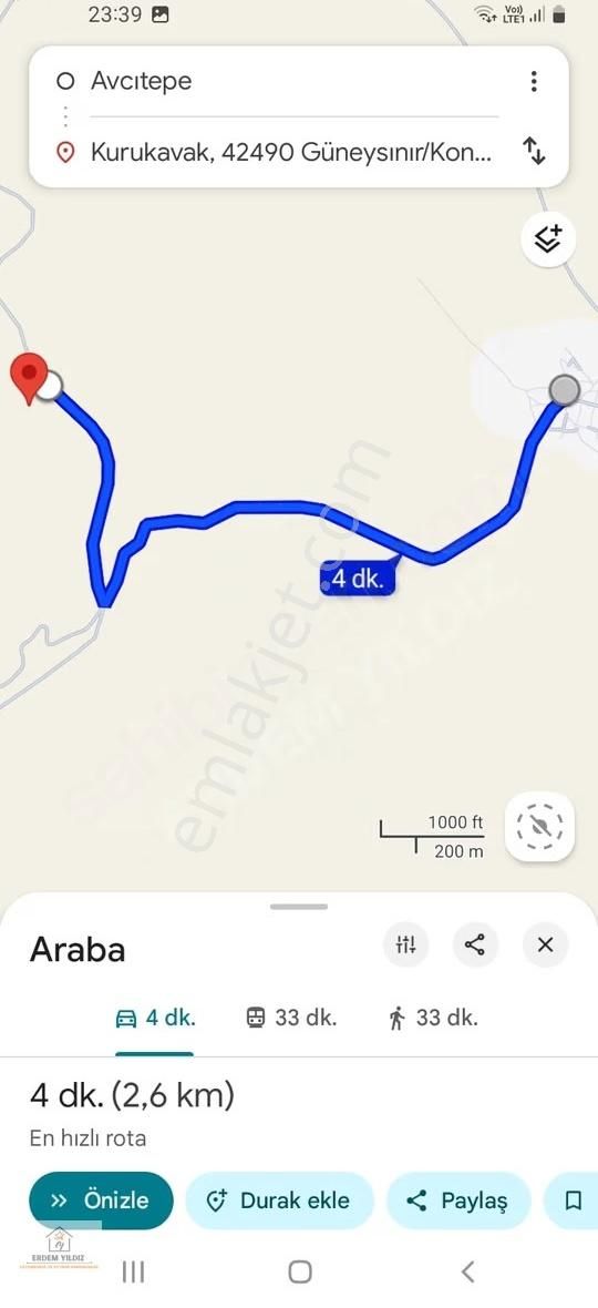 Erdem Yıldız'dan 2.943 M² Şehir Merkezinde Yola Cephe Bağ - Görsel 12