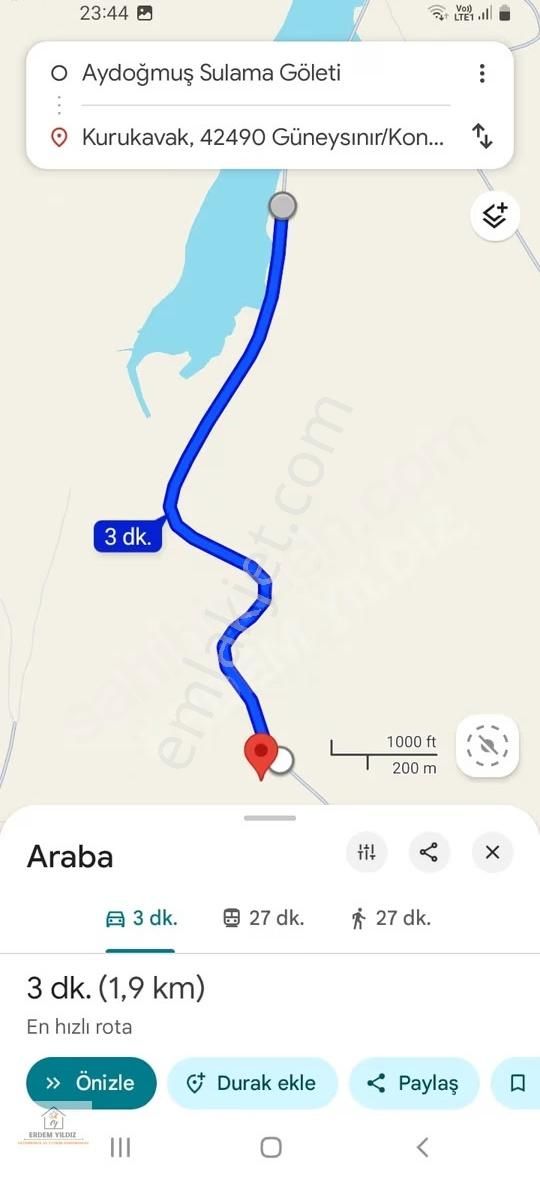 Erdem Yıldız'dan 2.943 M² Şehir Merkezinde Yola Cephe Bağ - Görsel 2