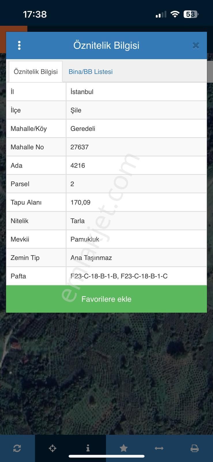 170m2 Geredeli Köyün'de Yola Cephe Kupon Arazi - Görsel 8
