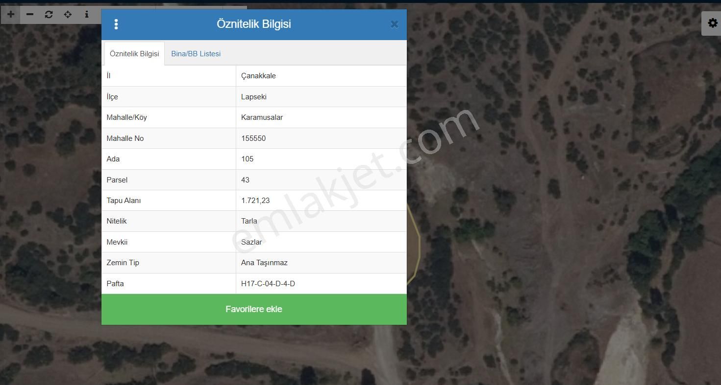 Lapsekide Denize Ve Merkeze Yakın Yatırımlık Satılık Tarla | Evport Gyo |