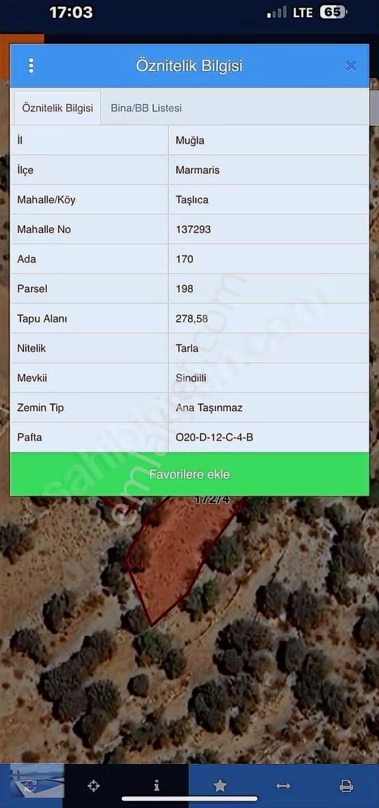 Taşlıca Sindillide Yatırımlık Arazi - Görsel 2