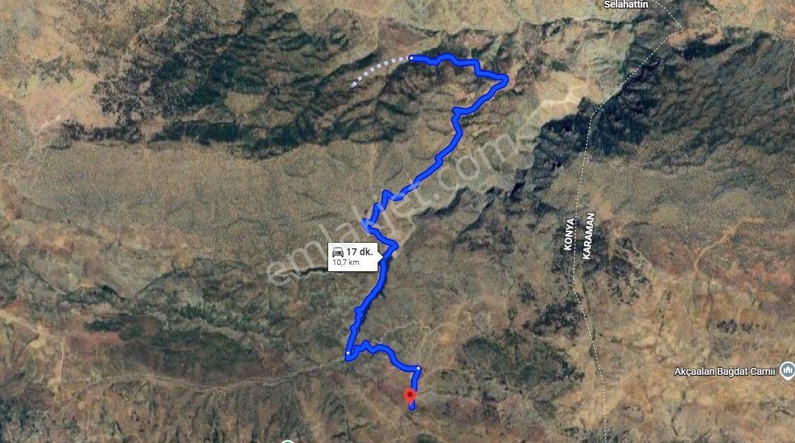 Konya Hadim Göynükışla'da 2.886 M² Bahçemiz Satılıktır.
