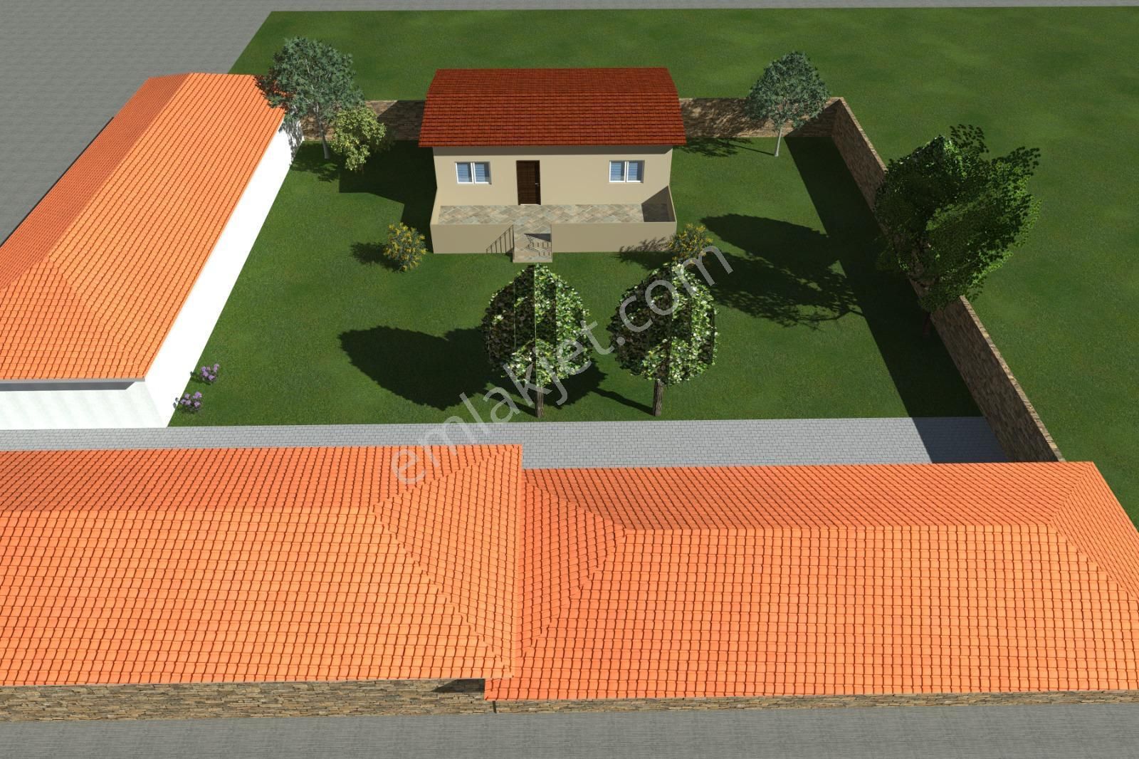 Komutan Emlaktan Aziziyede 697 M2 Müstakil Köy Evi - Görsel 17