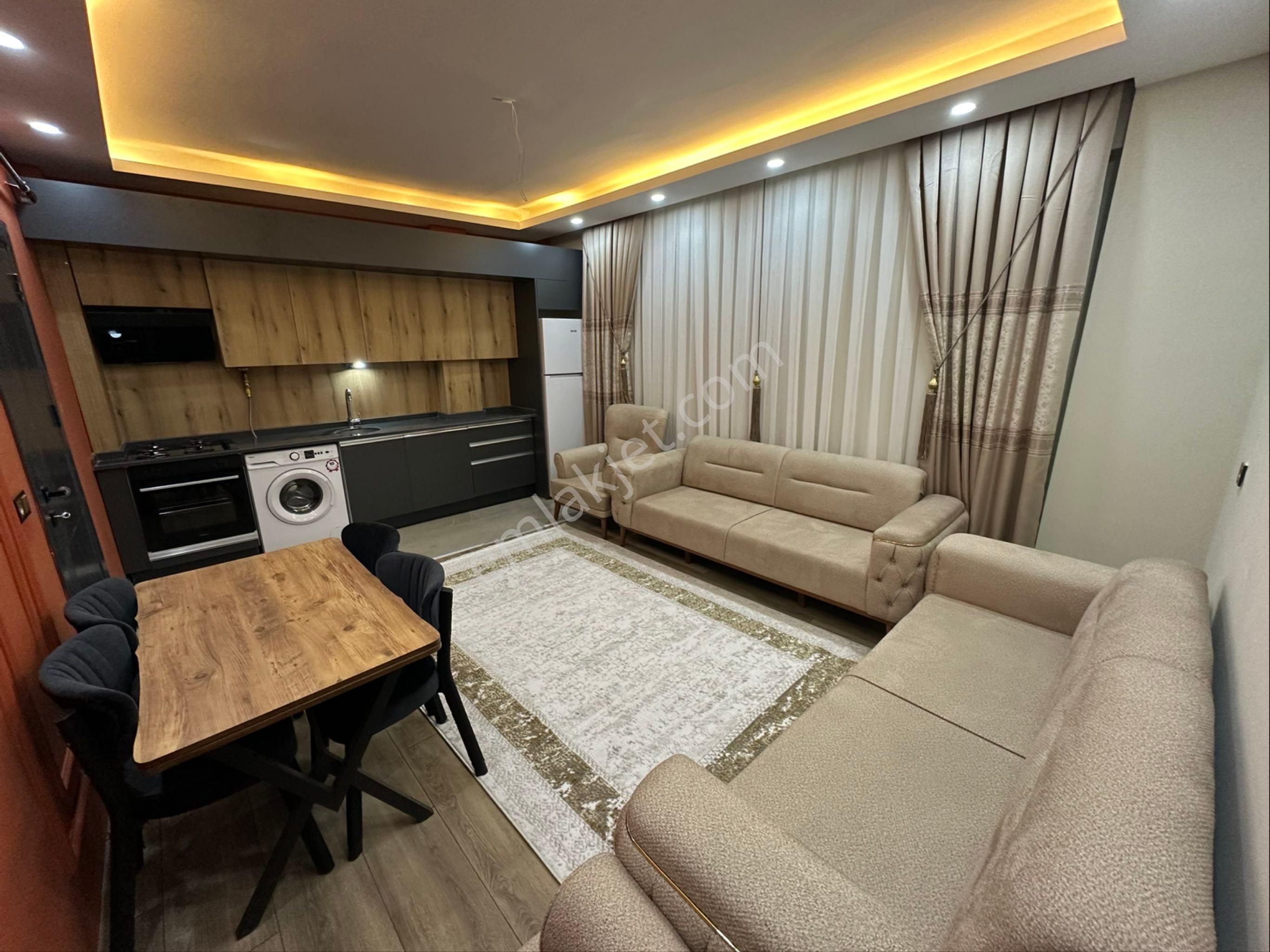 Akev Gayrimenkul'den Doğukentte Lüks Eşyalı 1+1 Daire - Görsel 5