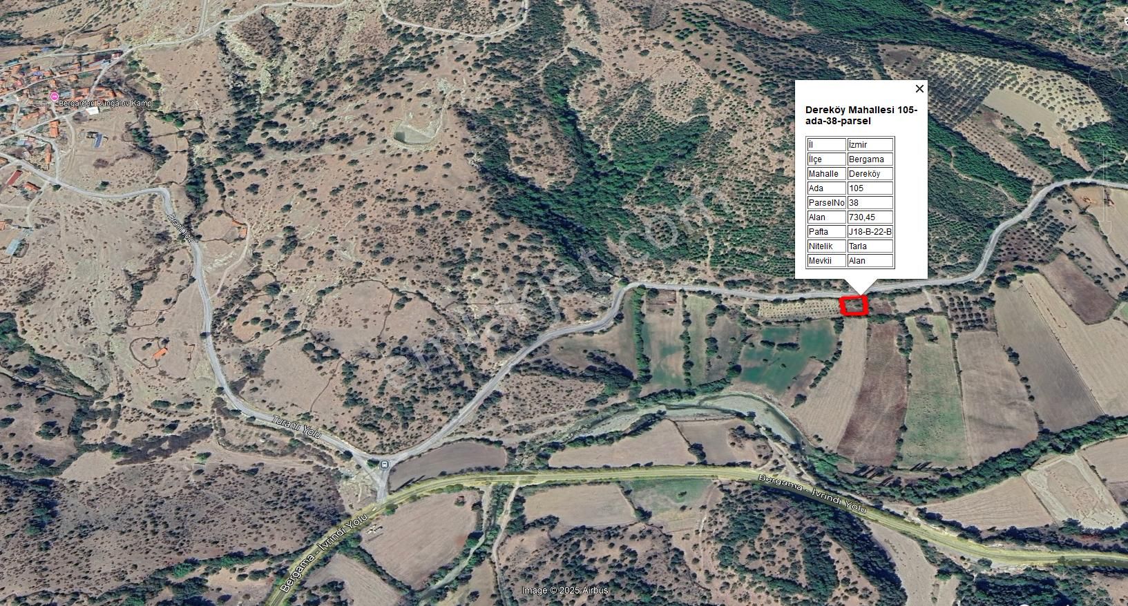 Komutan Emlaktan Dereköyde Karalar Yolu Üzeri 730 M2 Hobi Bahçesi - Görsel 2