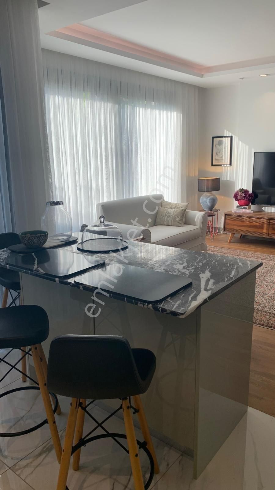 Turyap'tan Aryom Koru'da Kiralık Lüx Eşyalı 2+1 Daire - Görsel 2