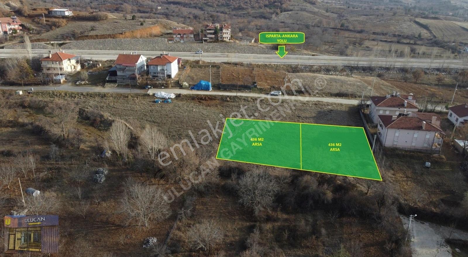 Ulucan Dan Isparta Yalvaç Bağkonak Ta Satılık Arsalar - Görsel 2