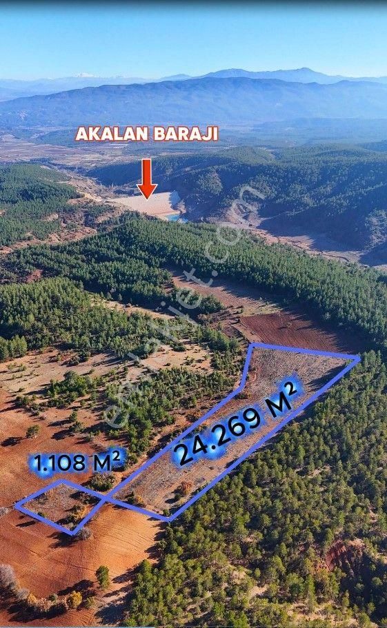 Şahin Emlak Akalan Mah. Satılık İki Ayrı Tapulu 24.269 M² Ve 1.108 M² Satılık Tarla - Görsel 2