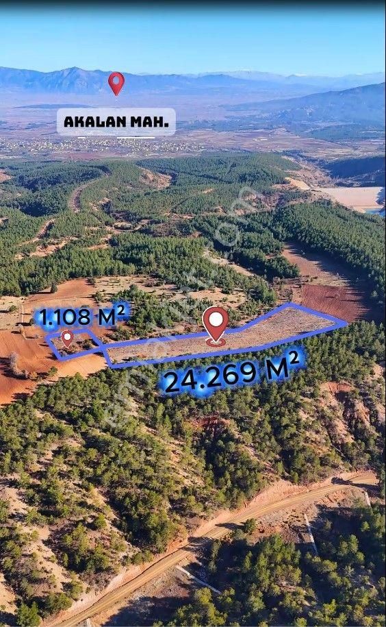 Şahin Emlak Akalan Mah. Satılık İki Ayrı Tapulu 24.269 M² Ve 1.108 M² Satılık Tarla