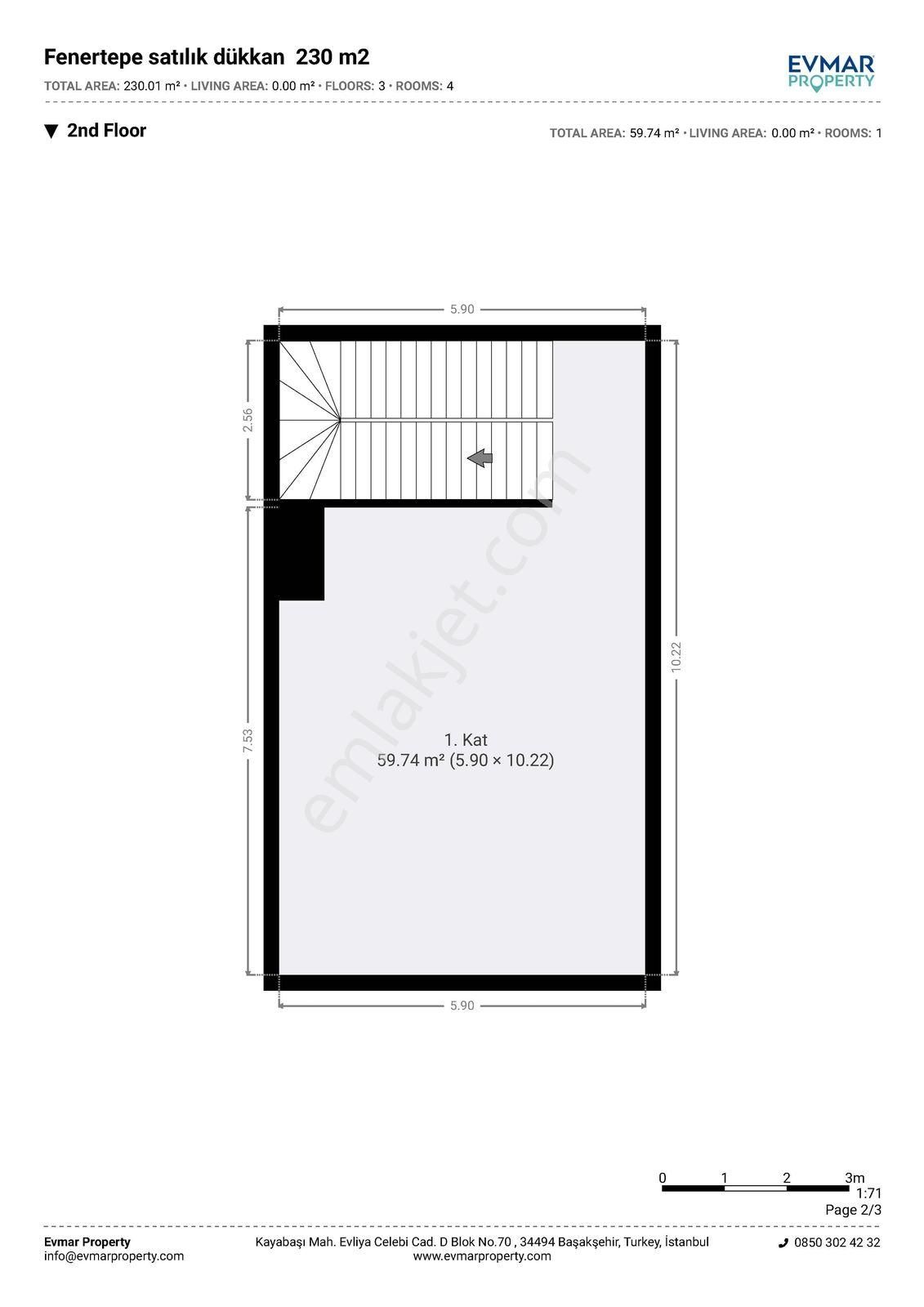 Kayaşehir 11. Bölge ▀ Kiralık Komple Bina ▀ 3 Katlı ▀ 260 M² - Görsel 22