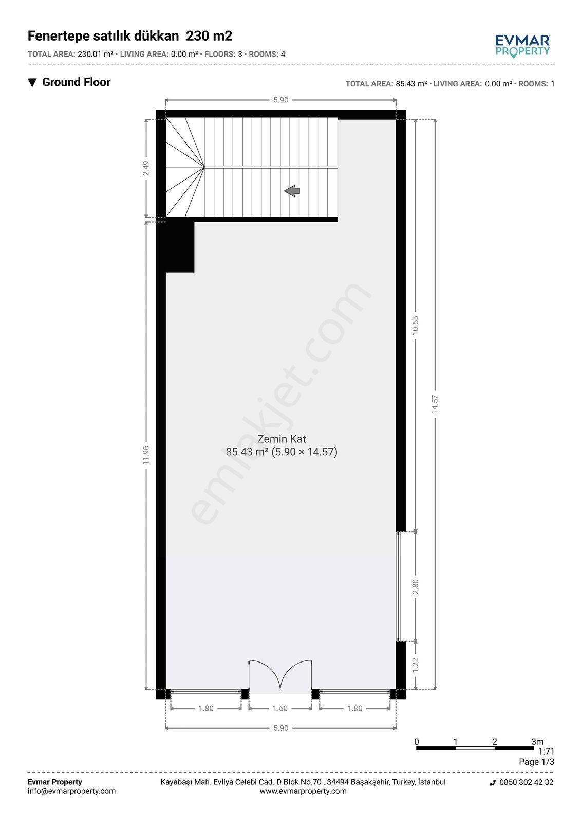 Kayaşehir 11. Bölge ▀ Kiralık Komple Bina ▀ 3 Katlı ▀ 260 M² - Görsel 29