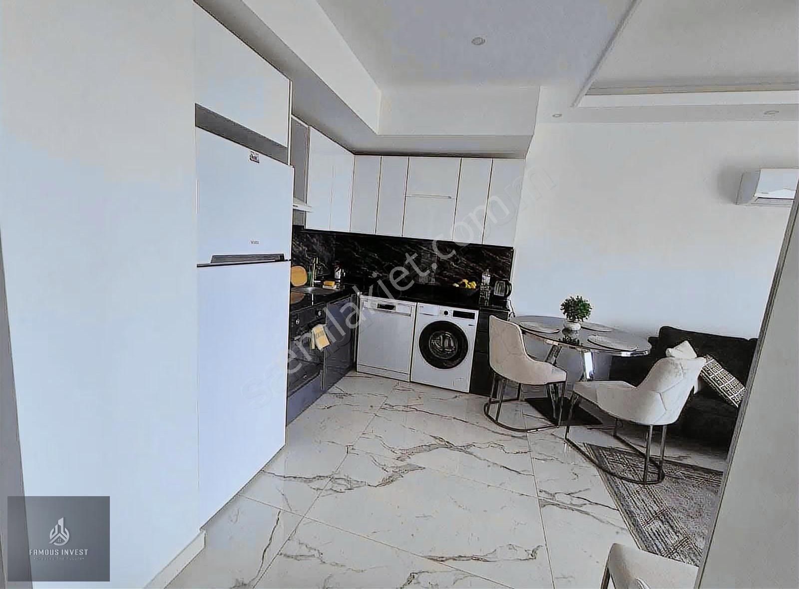 Alanya Kestel Full Eşyalı Kiralık 1+1 Deniz Manz Daire - Görsel 24