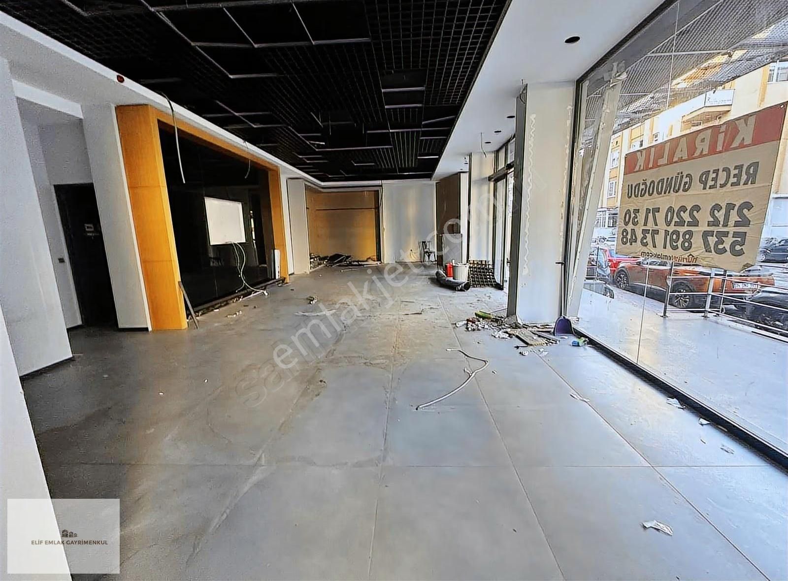 Elif Emlaktan Kiralık 260 M2 Giriş Dükkan Mağaza