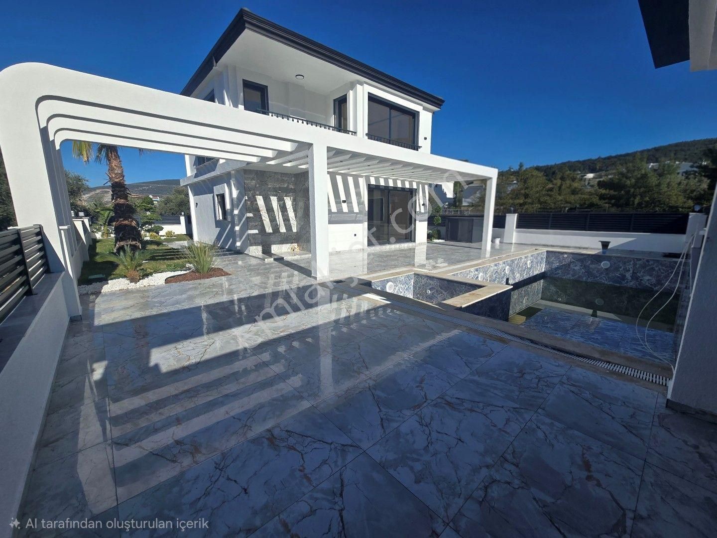 Akbük Merkezde Benzersiz Lüks Özel Havuzlu, Yerden Isıtmalı 4+1 Müstakil Villa