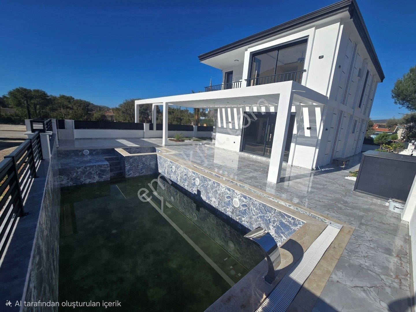 Akbük Merkezde Benzersiz Lüks Özel Havuzlu, Yerden Isıtmalı 4+1 Müstakil Villa - Görsel 7