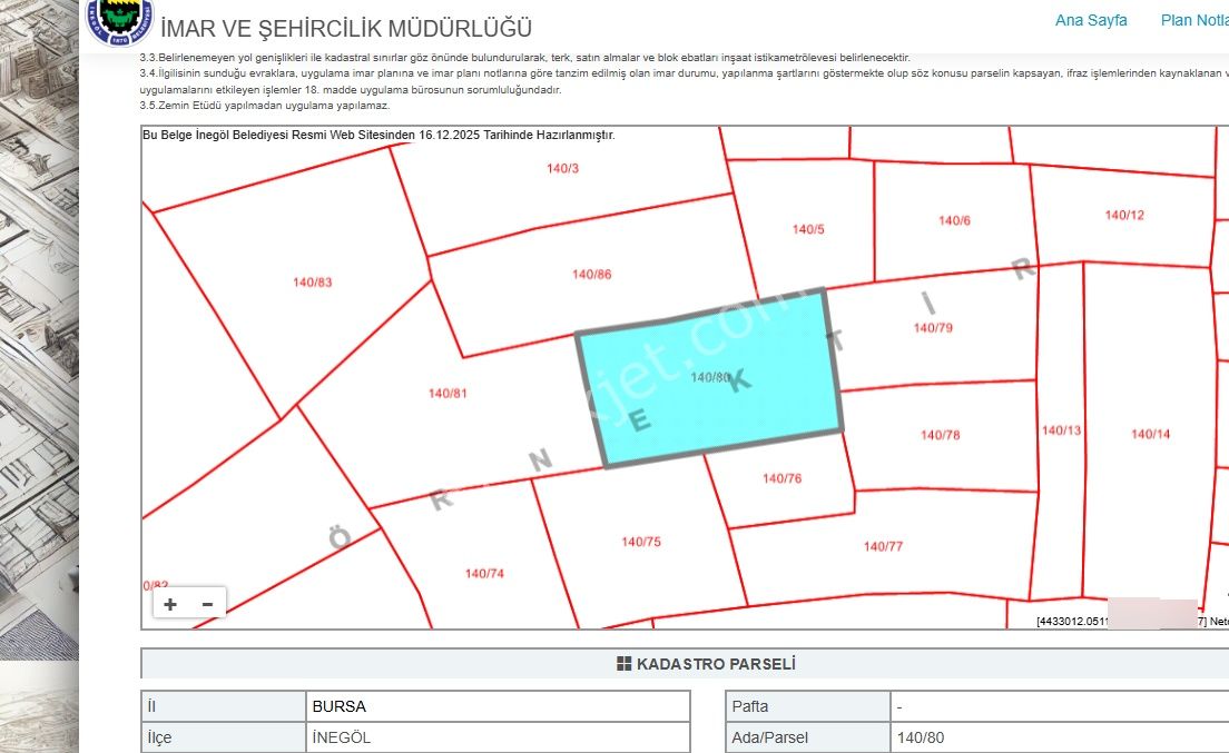 İnegöl Kurşunlu Mahallesinde Yerleşime Yakın 1.712 M² Hobi Bahçesine Uygun Tarla - Görsel 5