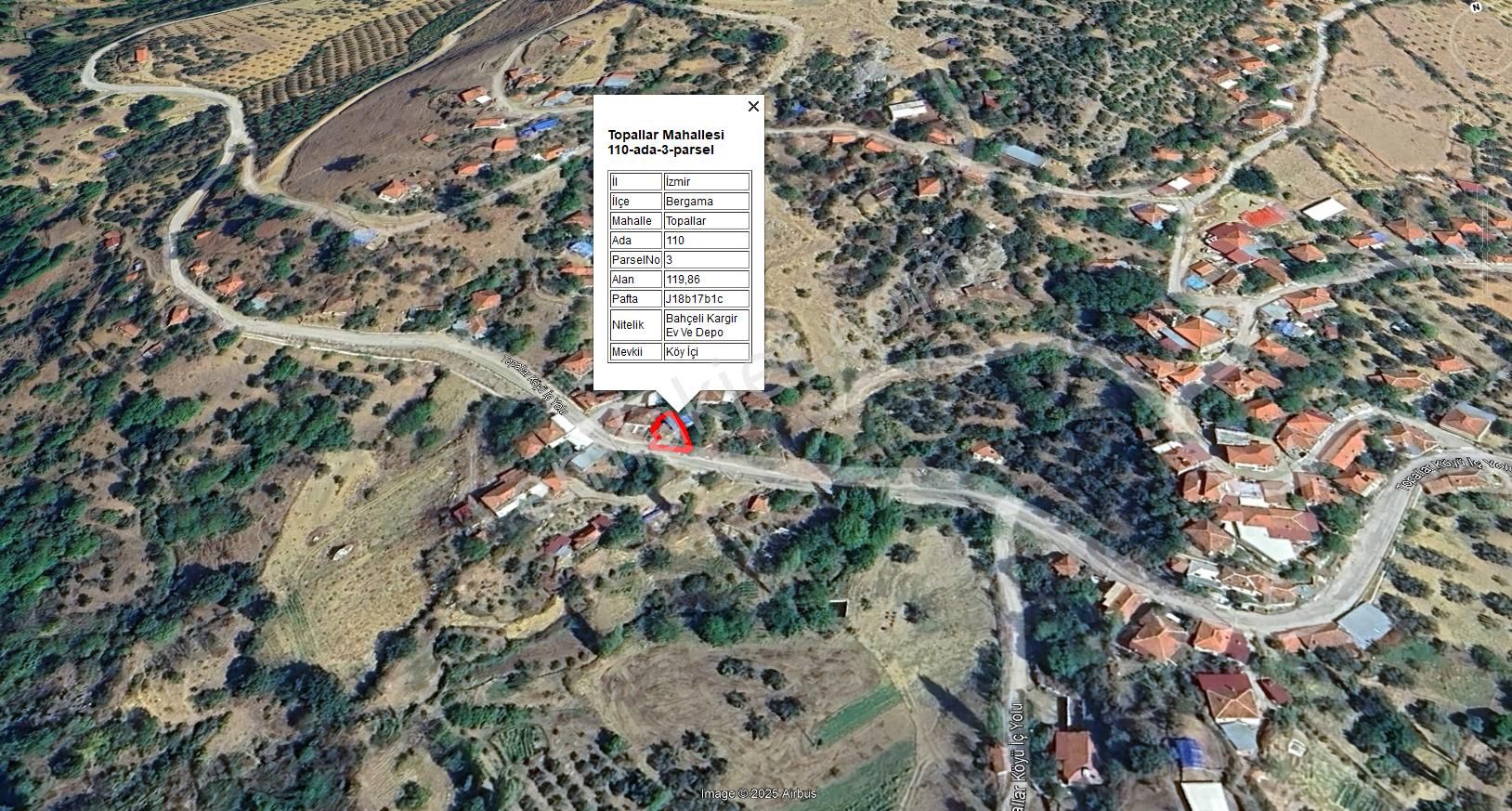 İzmir Bergama Topallar Köyünde Restore Edilmiş Göl Manzaralı Köy Evi - Görsel 13