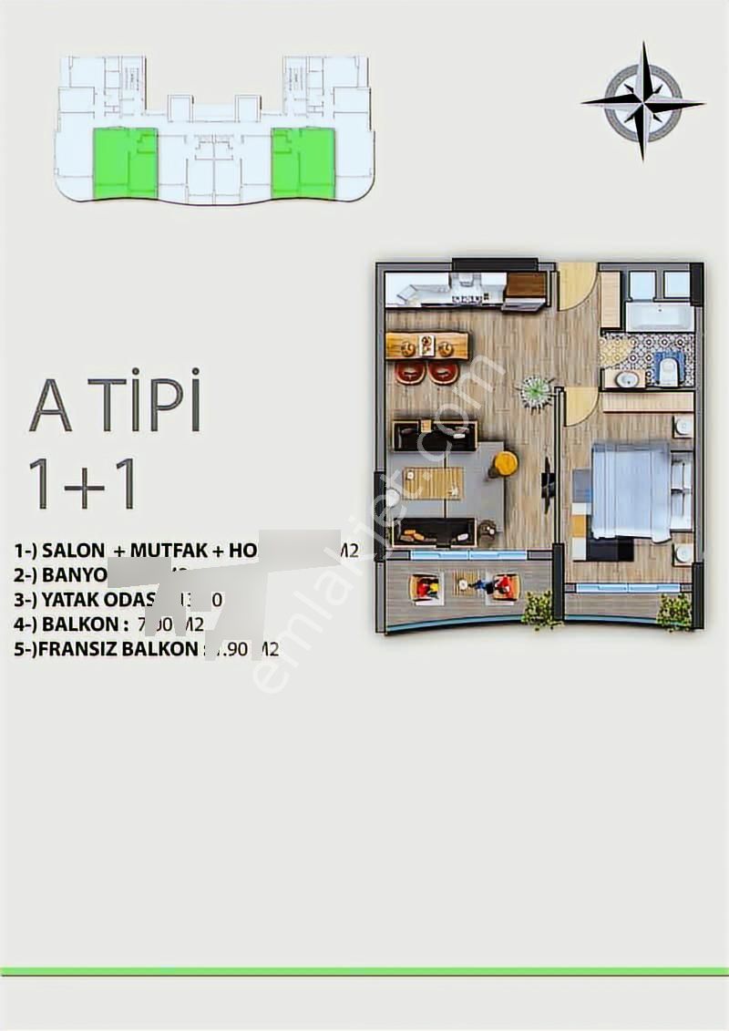 Arpaçbahşiş Marvista Bulut Gloria Sitesinde Ultralux 1+1 - Görsel 3