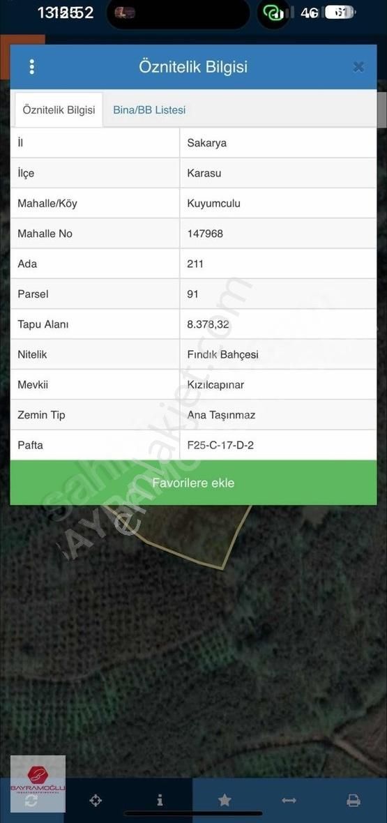 Kuyumcullu Mahallesinde Satılık Fındıklık - Görsel 4