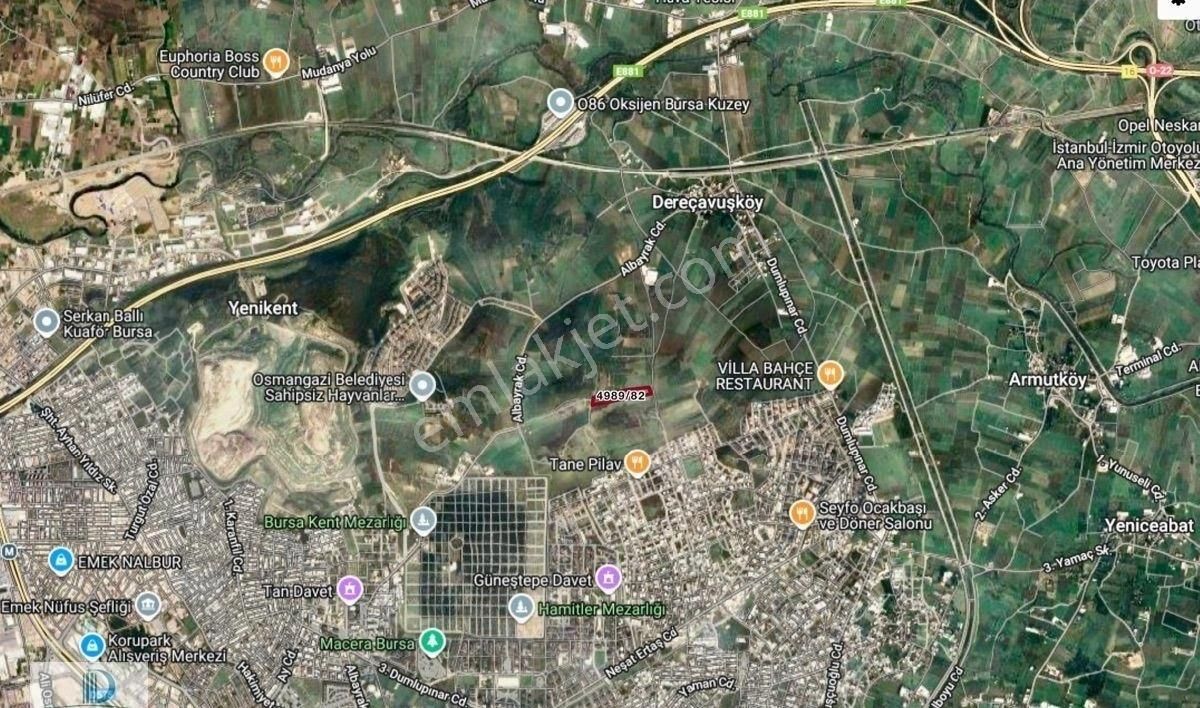 Yunuselinde İmar Sınırı Yatırımlık 20 Dönüm Satılık Kıymetli Ara - Görsel 8