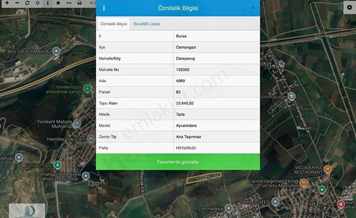 Yunuselinde İmar Sınırı Yatırımlık 20 Dönüm Satılık Kıymetli Ara - Görsel 5