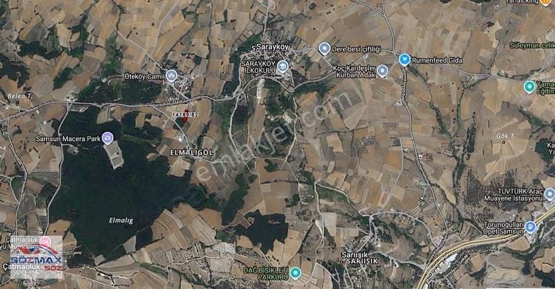 Samsun Atakum Sarayköy'de Deniz Manzaralı 1146 M² Tek Tapu Tarla - Görsel 2