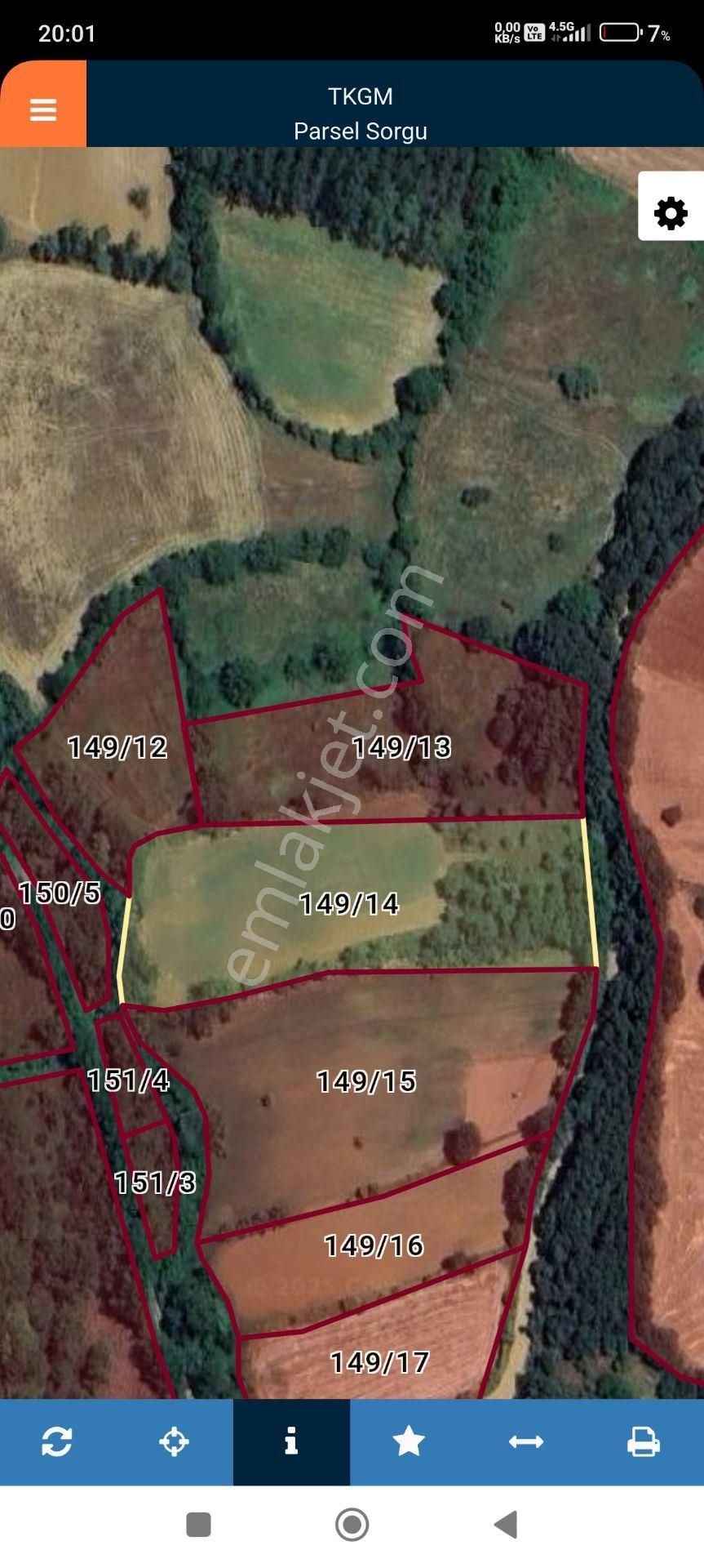 5194 M2 Kadastrol Yola Cephe , Suyu Olan 1 Dönümü Cevizlik Köye Yakın, Eskiyayla Köyü Çan Çanakkale - Görsel 16
