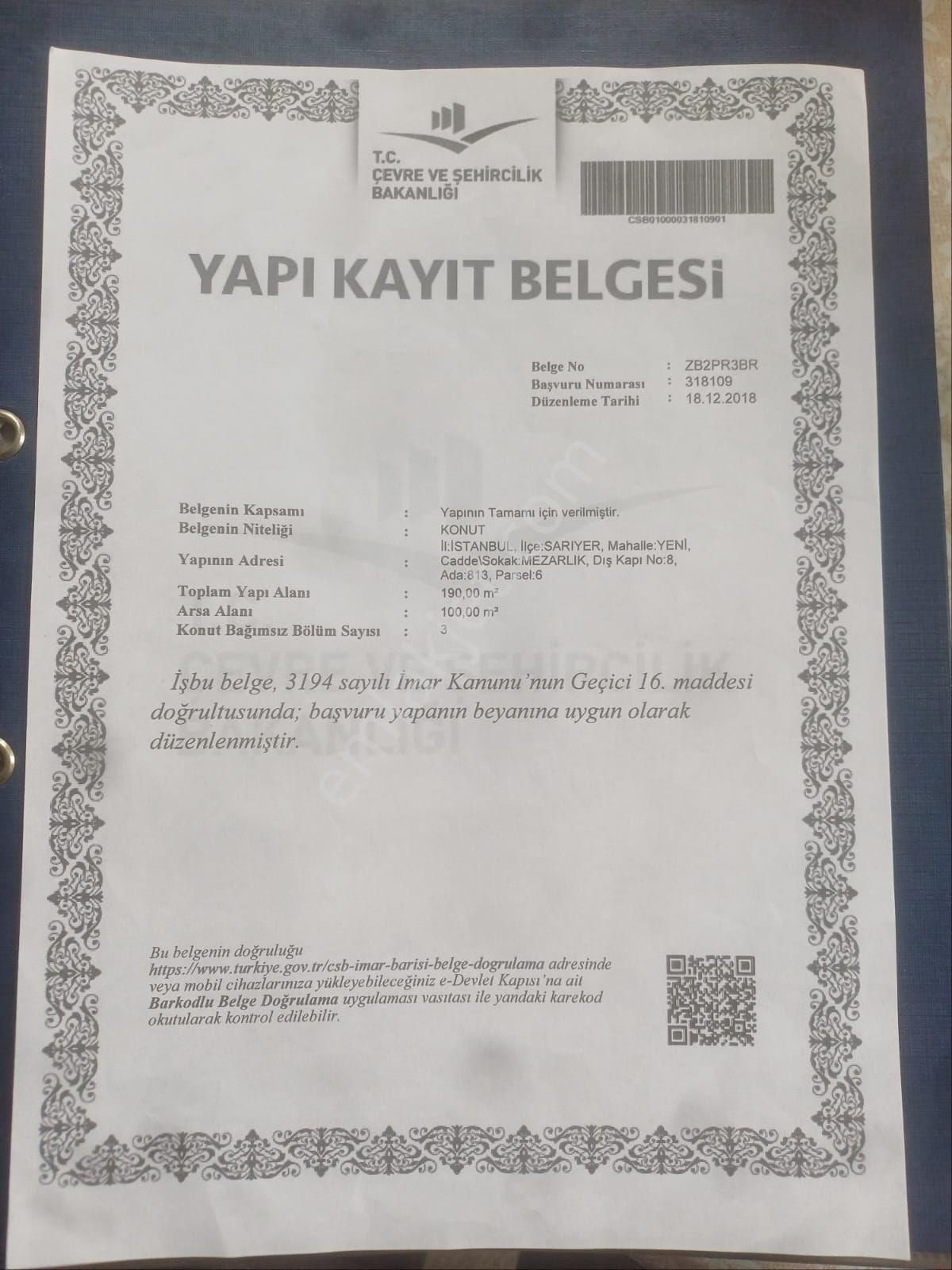 Sarıyer Yeni Mahallesi'nde Satılık Müstakil Ev 13.000 Milyon - Görsel 10