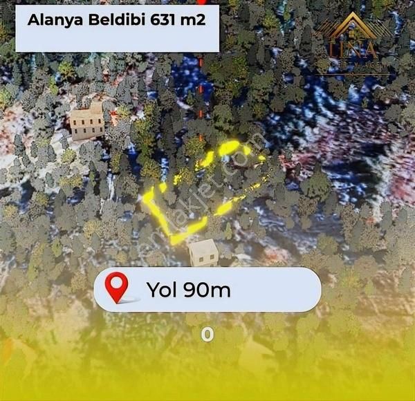 Alanya Beldibin'de Satılık 631m2 Yatırımlık Tarla - Görsel 14