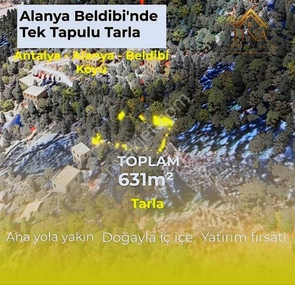 Alanya Beldibin'de Satılık 631m2 Yatırımlık Tarla - Görsel 5