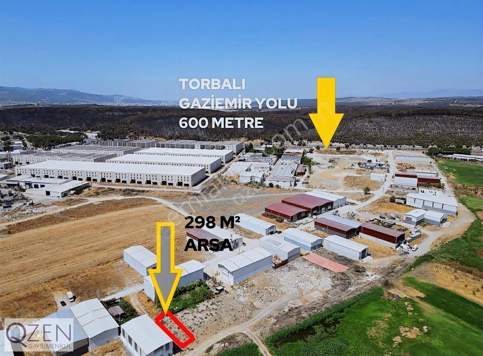 Qzen'den Oğlananasında 298 M2 Tek Tapu Arsa